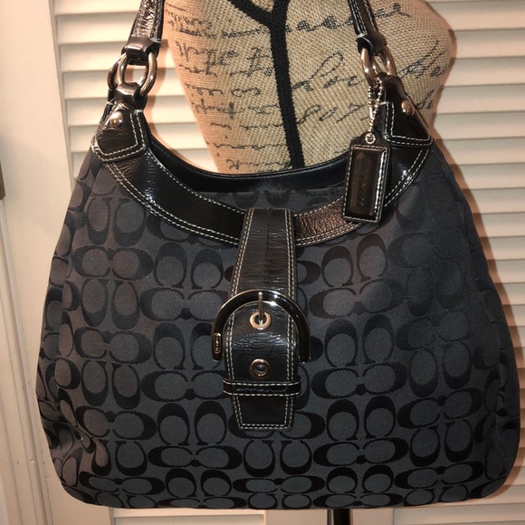Coach Handbags - Coach Soho Signature Lynn Hobo